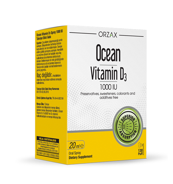 Ocean Vitamin D3 1000 IU